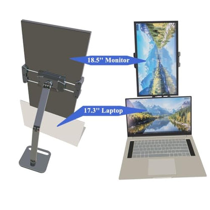 Portable Monitor Holder for 6-18.5 Inch Screen Desktop Expandable Monitor Stand 13 inch Tablet Stand