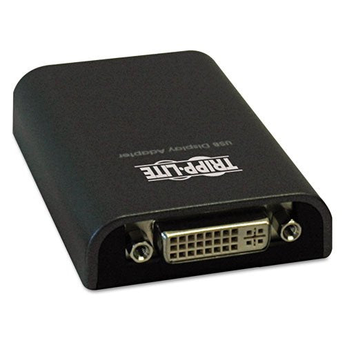 Tripp Lite USB to DVI and VGA Adapter, 128MB SDRAM - 1920x1200,1080P (U244-001-R) - style: DVI/VGA