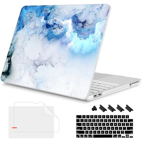 Mektron Case for 2026 MacBook Neo 13-inch A18 Pro chip A3404 Laptop Cover with 13-inch (Diagonal) Liquid Retina Display+ Keyboard Cover+ Screen Protector, Cloud & Lightning - color: Cloud & Lightning