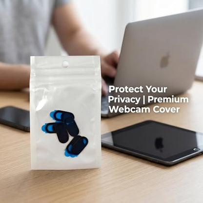 Webcam for PC, 4 Pack Ultra Thin Laptop Webcam Cover Slide Hidden Camera Blocker Adhesive Lens Privacy Screen Protector, Oval Computer and Phone Secret Camera Blocker for Digital Privacy Security