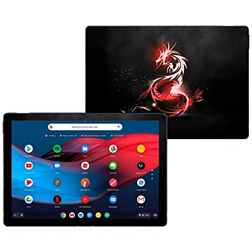 MightySkins Skin Compatible with Google Pixel Slate 12.3" (2018) - Tribal Dragon | Protective, Durable, and Unique Vinyl Decal wrap Cover | Easy to Apply, Remove, and Change Styles | Made in The USA - color: Tribal Dragon