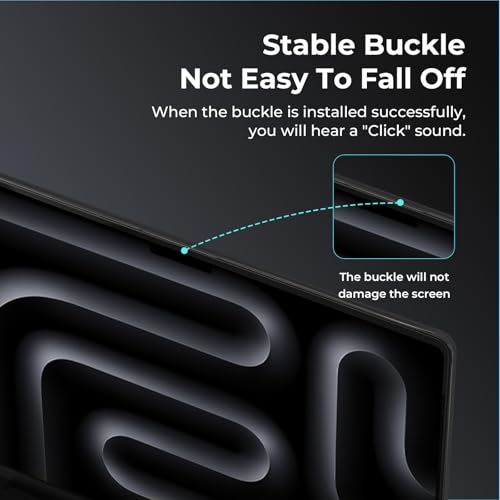 BlueSwan Flexible Case for MacBook Pro 14 inch, M5-M1 Pro/Max 2026-2021 | Anti-Scratch Protective Laptop Cover with Grippy Matte Texture, Seamless Fit and Lightweiht, Frosted Black - color: Frosted Black, size: Pro 14-inch (2026-2021)
