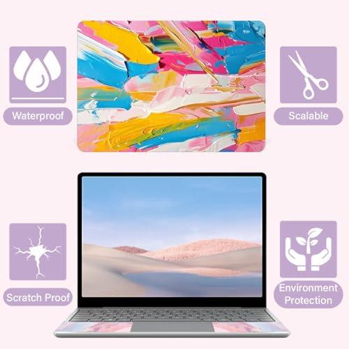 CREATCABIN Colours Laptop Skin Sticker Decal Netbook Skin Sticker Notebook Art Decal 12" 13" 13.3" 14" 15" 15.4" 15.6" Universal Laptop Protector Cover Waterproof Scratchproof Removable Easy to Apply - style: Colours