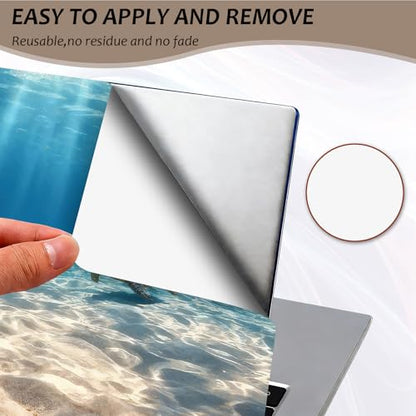 Laptop Skin 12.1-15.6 inch Removable Universal Reusable Laptop Sticker Decal,Waterproof No Residue Vinyl Cover,Scratch-Resistant Cuttable Full Wrap Sticker for Notebook, Cute Sea Turtle - color: Cute Sea Turtle