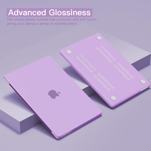 CISSOOK for MacBook Pro 14 Inch 2026 2025 2024 2023 2022 2021, Purple Hard Shell Cover for MacBook Pro 14.2" M1 M2 M3 M4 M5 Pro/Max Chip A2442 A2779 A2918 A2992 A3112 A3185 A3401 A3434 - color: Pro14inch-Matte Purple