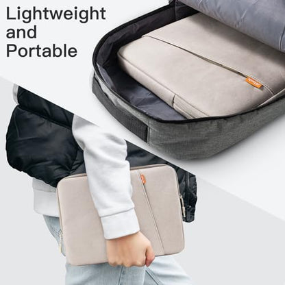 JETech Laptop Sleeve for MacBook Neo (A18 Pro), 14-InchMacBook Air/Pro, MacBook Pro M1-M5 2021-2026, Waterproof Bag Case with Pocket, Compatible with 14 Inch Notebook (Starlight) - color: Starlight, size: 14-Inch