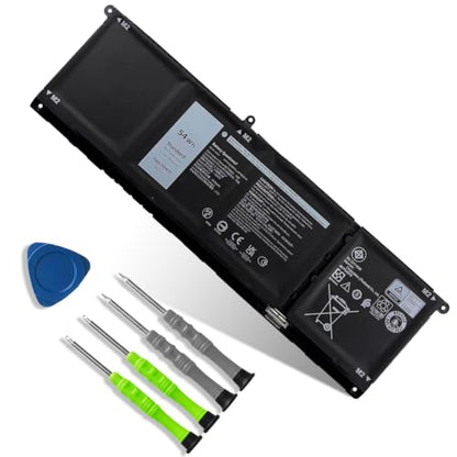 V6W33 Laptop Battery Replacement for Dell Inspiron 3520 3525 3530 5330 5415 5420 5425 5430 5435 Latitude 3320 3420 3430 Vostro 3510 3515 3520 5310 5410 5415 Series Laptop TN70C 15V 54Wh - size: 10.24*3.23*0.28 inch V6W33