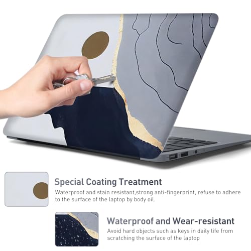 12.1-15.6 Inch Laptop Skin Decal, Universal Reusable Vinyl Laptop Cover Sticker, Waterproof Art Decal Protector - Mountain and Moon - color: Mountain and Moon