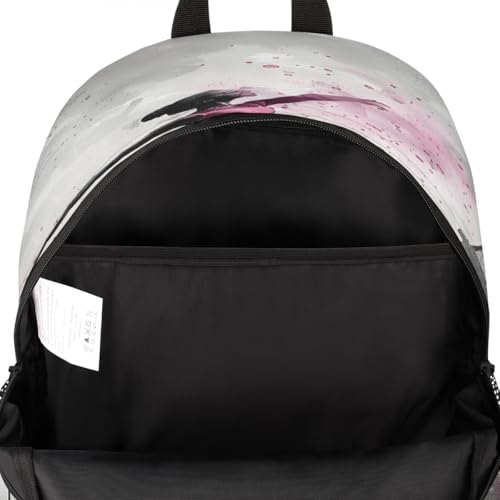 Paris Eiffel Tower Laptop Backpack for Women Men, 18.3 Inch Travel Work Backpacks, Pink Waterproof Computer Casual Daypack Nurse Teacher Bags - color: Multicolor 17