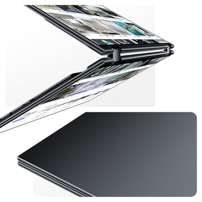 EHOMEWEI X1 Pro Dual Monitor, 2K 60Hz 16"*2 Laptop Expansion Portable Screens 2560 * 1600 100% DCI-P3 HDR 400 cd/㎡ Brightness for Gaming Phone/Switch/Windows MacOS No Stylus Touch