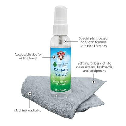 Laptop Computer Cleaning Kit, 50ml Spray/Microfiber Cloth