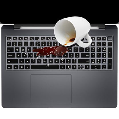 Keyboard Cover for 16" Dell Pro 16/Pro 16 Plus/Pro Max 16 PB16250 PB16255 PC16250 PC16255 MC16250 MC16255 & Dell Pro Max 18 Plus MB1825 18" (NOT FIT Pro 16 Premium DA16250, Dell Pro 3/5/7 16") - color: Black