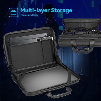 Smatree Heavy Duty Hard Case for 18 inch HP/Alienware/ASUS/Acer/MSI | for 18 inch Alienware 18/m18,ASUS ROG Strix G18/Scar18 2025/2024,Acer Predator Helios 18/Neo 18,Raider 18HX,HP OMEN 17 - color: Black-18 Inch