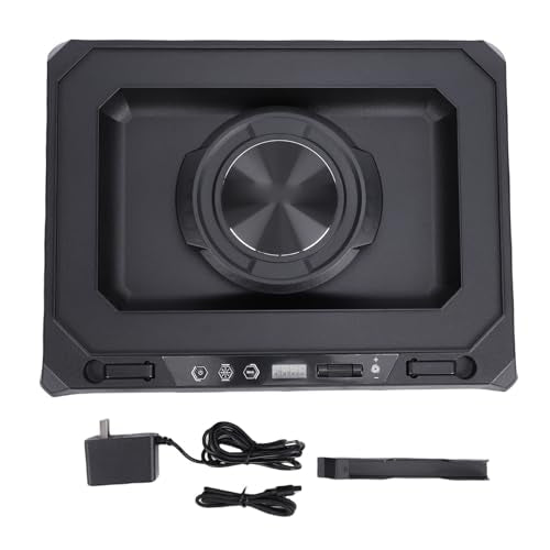 Jectse Laptop Fast Cooling Pad, RGB Gaming Notebook Cooler with 360 Cooling Design, 5.5 inch Fan, 7 Color Options, 10 Lighting Modes, 5 Heights