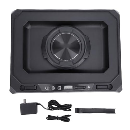 Jectse Laptop Fast Cooling Pad, RGB Gaming Notebook Cooler with 360 Cooling Design, 5.5 inch Fan, 7 Color Options, 10 Lighting Modes, 5 Heights