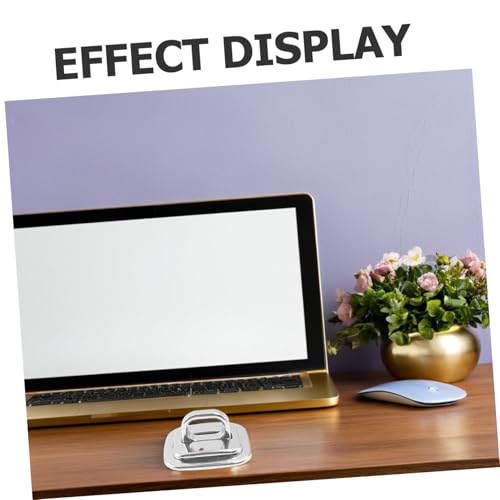 1Set Laptop Security Anchor Base Plate Sturdy Mount for Combination Keyed Cable Lock Compatible with Multiple Models Reliable Protection for Your Device and Data