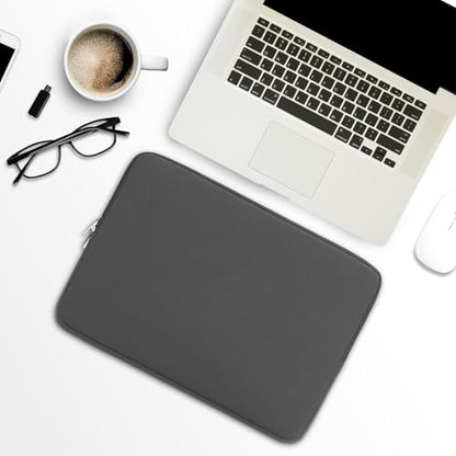 RAINYEAR 13 Inch Laptop Sleeve Case Padded Carrying Bag, Gray | Slim Protective Soft Zipper Computer Cover for 13.3 inch MacBook Air/Pro M1 M2 M3 M4 M5 A3449 A3240 A3113 A2681 A2338 - color: Gray, size: 13"