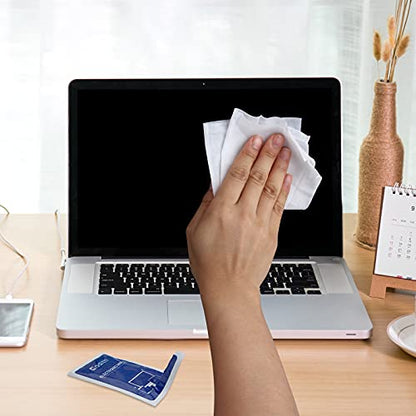 Screen Cleaner Cadith Electronic Wipes - Safely Clean Your Computer, Laptop, TV, Phone, and Tablet Screens - All Electronic Equipment - 8x7 Inches Screen Wipes(40PCS)