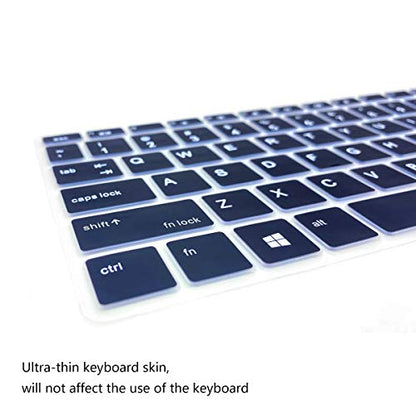 Keyboard Cover for 15.6" HP ProBook 450(G5/G6/G7) 455(G5/G6/G7) 650 G4 |17.3" HP ProBook 470 G5 (Not Fit ProBook 450/455 G8 G4 G3 G2 G1, ProBook 650 G8 G5 G3 G2 G1) US Layout Keyboard Skin-Black - color: Black