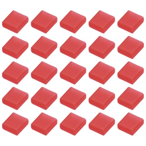 uxcell 40pcs USB Male Port Silicone Protectors Anti Dust Cap Cover Red - color: Red