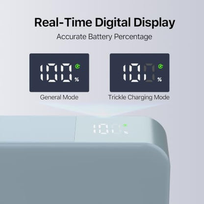NOBIS Portable Charger 20000mAh 90W Laptop Power Bank | 2C+2A USB-C Fast Charging Battery Pack with LED Display for Laptops, Tablets, Steam Deck & Phones - color: Blue