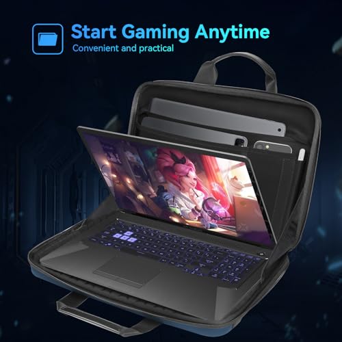 Smatree Heavy Duty Hard Case for 15.6 inch DELL/HP/Lenovo/ACER | for 15.6 inch DELL G15 Gaming,HP Victus Gaming Laptop 15-fa1010nr,Lenovo LOQ 15APH8,ACER Nitro 5 AN515-58-78BT,Blue(A800) - color: Blue-16 Inch