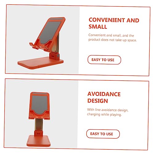 SEWACC Portable Folding Laptop Stand Laptop Riser with Heat Dissipation for Desk Use Practical Phone and Tablet Holder with Cable Management Lightweight Rack for Home Office
