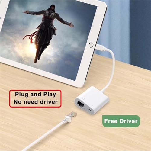 cablecc USB-C Type C Male to RJ45 Networking 100Mbps with PD Power Charge Adapter Compatible with Laptop Tablet Phone - style: USB-C to 100Mbps+PD
