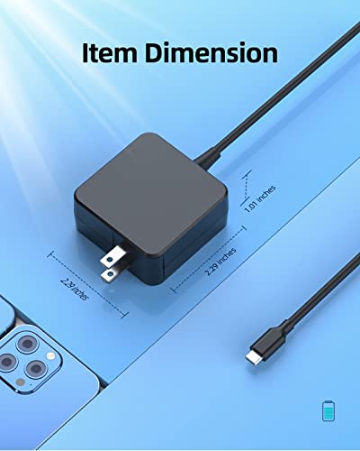 Superer Fast Charger Fit for Asus Chromebook USB C, 45W