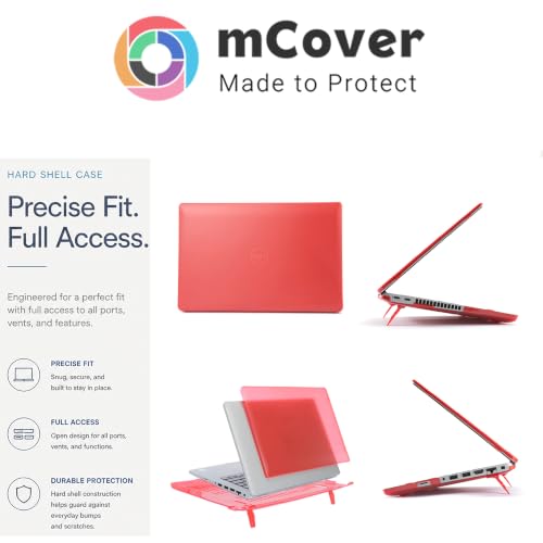 mCover Case ONLY Compatible for 2023～2025 14" Dell Latitude 5440 5450 Series/Precision 3480 3490 Series Windows Notebook Computer (NOT Fitting Any Other Dell Models) - Pink - color: Pink