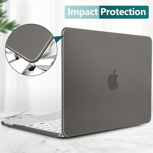 Matte Frosted Compatible with MacBook Neo 13 Inch 2026 (Model A3404 | A18 Pro Chip) | Anti-Fingerprint Hard Shell, Ultra Slim, Non-Slip, Lightweight Protective Cover | Frosted Black - color: Matte Black