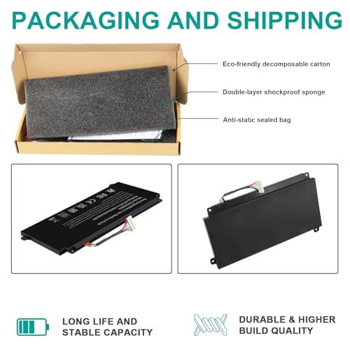 PA5208U-1BRS L55W-C5259 Battery for Toshiba Chromebook 2 CB30 CB35 CB35-B3330 CB35-B3340 CB35-C3300 CB35-C3350 Satellite E45W E45W-C4200X E45W-C4200 P55W P55W-C5204 P55W-C5208 P55W-C5314 P55W-C5200X - size: 8.58*3.72*0.85inch