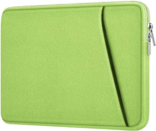 Askuko Laptop Sleeve 14 inch, Shockproof Protective Computer Cover, Durable Carrying Bag Laptop Case Compatible with 14"" MacBook Air/Pro HP Asus Lenovo Notebook, Light Green - color: Light Green, size: 14 inch
