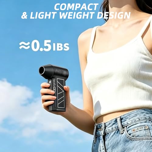Professional 12000RPM Electric Air Duster for PC, Laptop, Keyboard, Electronics – 3-Speed Adjustable High-Pressure Blower for Precision Cleaning of Computer Components, CPU, and Gaming Consoles