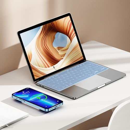 12-14 Inch Keyboard Cover - Ultra Thin Silicone Dust Proof Laptop Protector | Waterproof Silicone Film, Keypad Shield, Perfect Daily Use Accessory, Fits Keyboards With Numbers, Easy To Clean Protector - color: 12-14 inch film (blue)