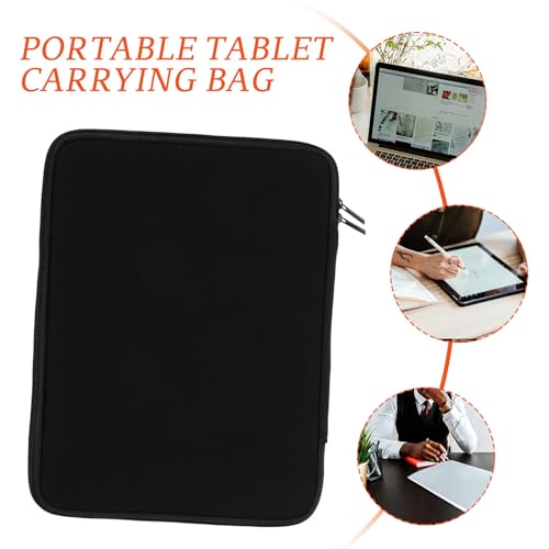 CALLARON Neoprene Laptop Sleeve 13-inch Tablet Protective Bag Lightweight Travel Storage Case for Office and Students Black