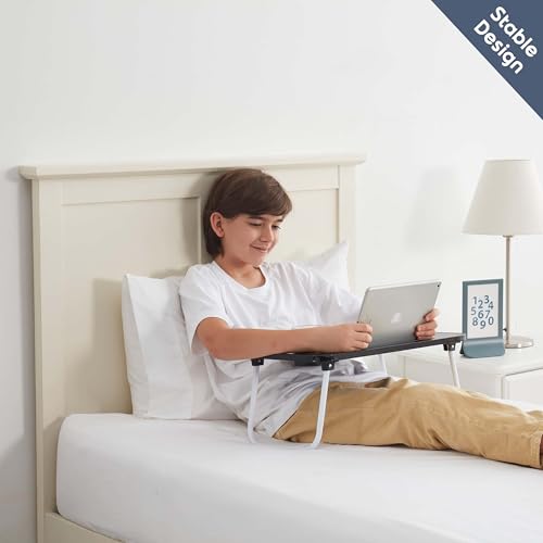 Laptop Bed Tray Table, Laptop Stand, Portable Lap Desks with Foldable Legs, Reading Desk for Sofa Couch Floor - Small - size: Standard Small