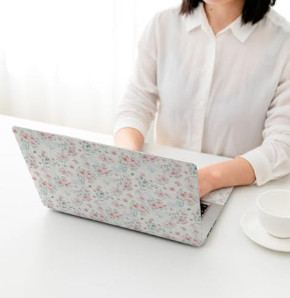 11.6 13 13.3 14 15 15.6 inches Netbook Laptop Skin Sticker Decal Reusable Protector Cover Case for Laptop Notebook chromebook Pink Flowers W-NEK-48 - color: W-NEK-48