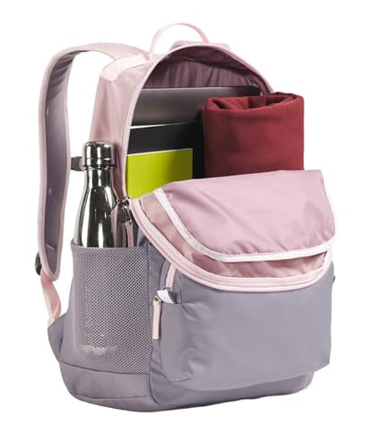 The North Face Teen Chuckwalla Daypack - Travel Backpack, Laptop Sleeve, Reflective Safety Details, Adjustable Strap, Metal Pink/Transcendent Grey/Pale Blossom, One Size - color: Metal Pink/Transcendent Grey/Pale Blossom