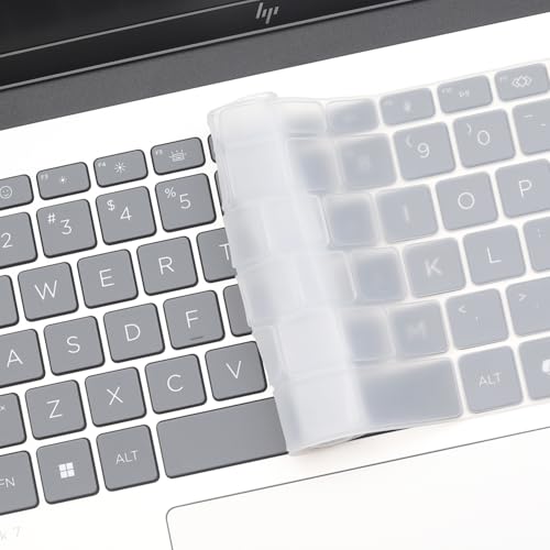 Keyboard Cover for 2026 2025 HP OmniBook 5 14 inch & OmniBook 7 14", OmniBook 5/7 14-fp0057nr 14-he0017nr 14t-hh000 14t-hk000 14z-hm000 14z-hn000 14-kf0712nr 14t-km000 14-fr0017nr 14-fs0000 14t-hg000 - color: Clear