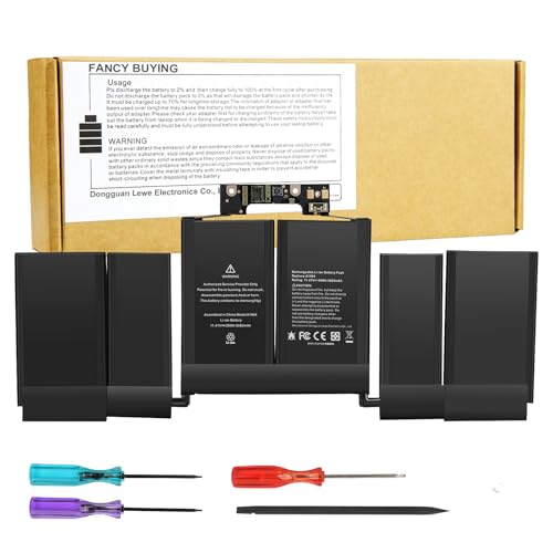 A1989 A2251 A1964 Laptop Battery for MacBook Pro 13 Inch A1989 (Mid 2018, 2019) & A2251 (2020), A1964 BTO/CTO MR9Q2LL/A MR9R2LL/A MR9T2LL/A MR9V2LL/A MV962LL/A MV9A2LL/A MV962LL/A MV972LL/A - size: 9.92*3.31*0.28inch A1964