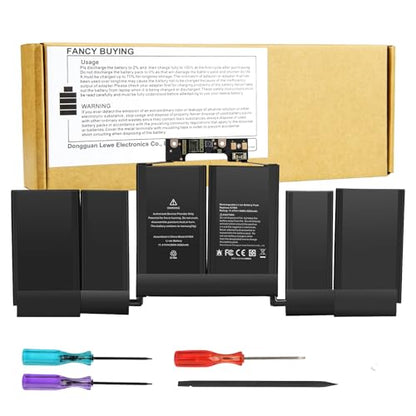 A1989 A2251 A1964 Laptop Battery for MacBook Pro 13 Inch A1989 (Mid 2018, 2019) & A2251 (2020), A1964 BTO/CTO MR9Q2LL/A MR9R2LL/A MR9T2LL/A MR9V2LL/A MV962LL/A MV9A2LL/A MV962LL/A MV972LL/A - size: 9.92*3.31*0.28inch A1964