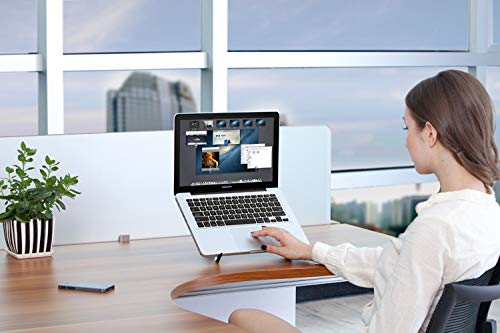 Laptop Stand Adjustable Portable Tablet Holder,Cooling Portable Ventilated Stand,Multifunction Folding Bracket,Ergonomic Desktop Stand Fits Notebooks from 10"-17" and All Tablets