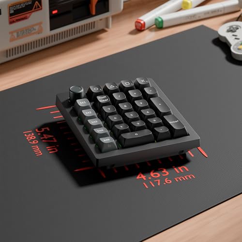 Keychron V0 Ultra 8K Polling Rate Wireless (2.4 GHz & Bluetooth) ZMK Custom Number Pad with Hot-swappable Banana Switches 360-Hr Battery OSA PBT Keycaps RGB Backllit for Mac Windows Linux - color: Hot-swappable Banana Switch