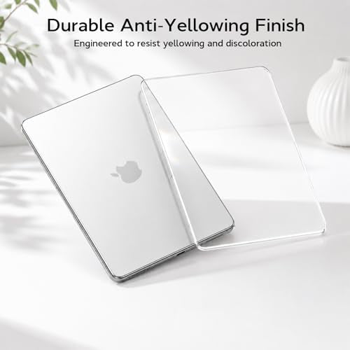 for MacBook Neo 13 inch Case 2026 A3404, Crystal Clear | 3-in-1 Scratch-Resistant Protection Hard Shell Case with Keyboard Cover & Screen Protector, Slim Lightweight for Mac Neo Case - color: Crystal Clear