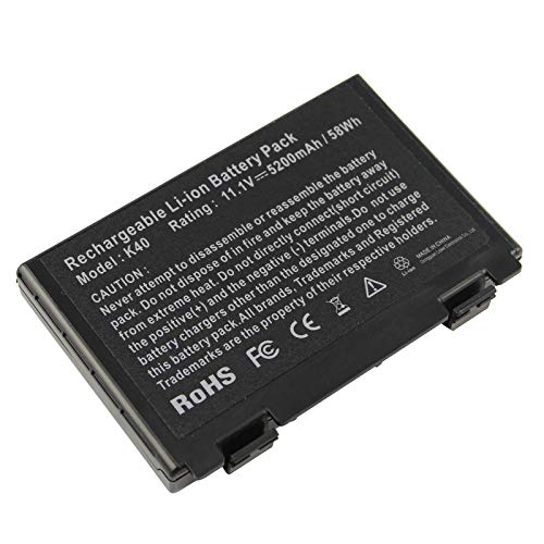 Futurebatt 6 Cell Laptop Battery for ASUS k61ic K60IJ K50IJ K50I K60I A32-F82 A32-F52 X8D X8B - color: ASUS k61ic