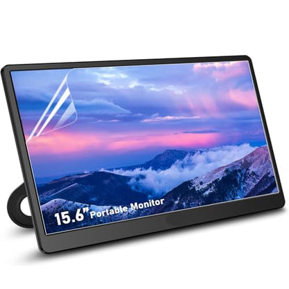 2 Pack 15.6" Screen Protector for ZUMWALT/ASUS ZenScreen/MNN/KYY/ARZOPA/ForHelp/InnoView/Lepow/Newsoul/QQH etc Other All 15.6 inch Portable Monitor with 16:9 Aspect Ratio,HD Clear Anti Scratch