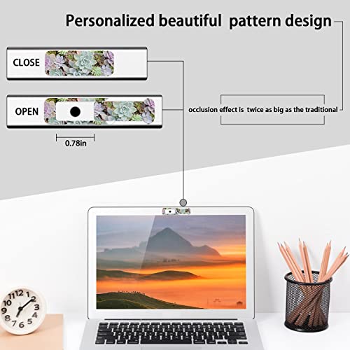 Webcam Cover, 3 Pieces, Laptop Camera Cover, Privacy Shielding Capacity is Twice as Big as The Traditional, Suitable for Computer Mobile Phones, laptops, Tablets and so on (More Meat) - color: More meat