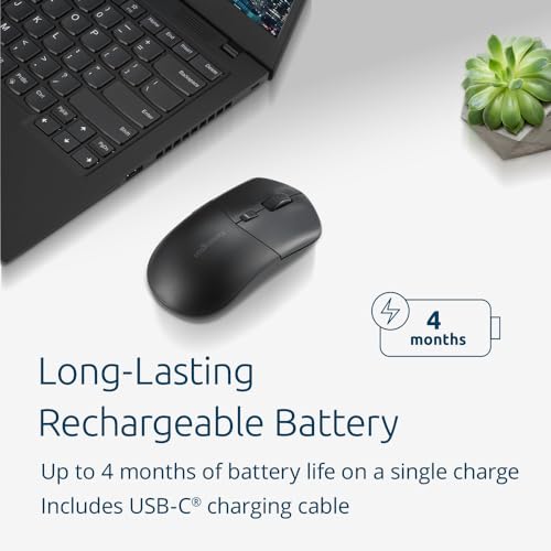 Kensington MY430 EQ Rechargeable Mouse, Multi-Device, Programmable Buttons (K75507WW) - size: Rechargeable Mouse (Programmable)