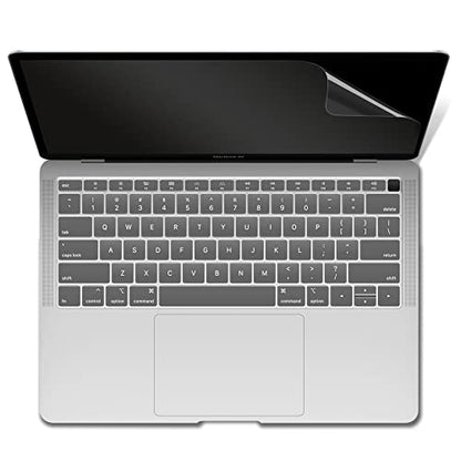 IBENZER Compatible with New MacBook Air 13 inch case 2022 2021 2020 M1 A2337 A2179 A1932, Hard Shell Case&Keyboard Cover&Screen Film for Mac Air 13 with Touch ID (2018-2022), Lace, AT13-LACE+2 - color: LACE